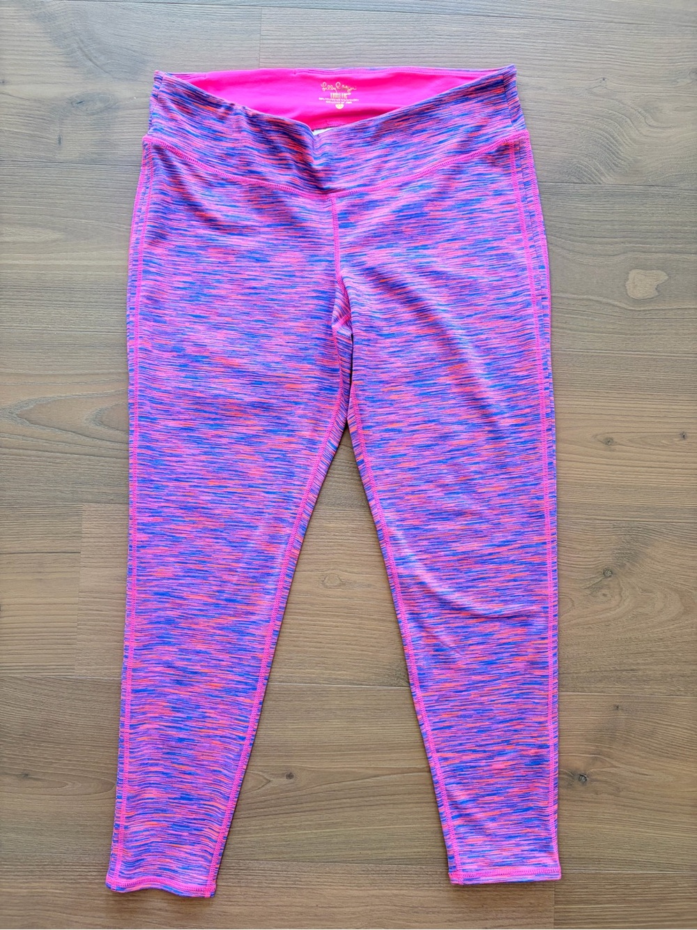Lilly Pulitzer Luxletic Leggings Tiki Pink Space Dye XL